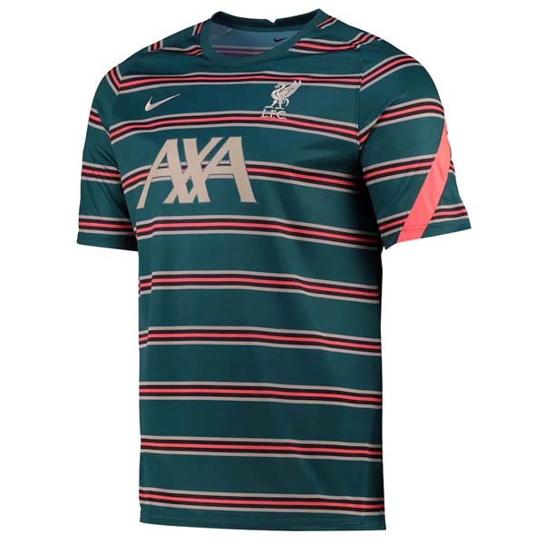 Authentic Camiseta Liverpool Pre Match 2022 Verde Azul